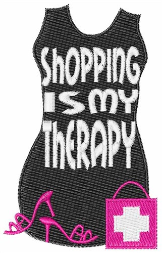 Shopping My Therapy Machine Embroidery Design