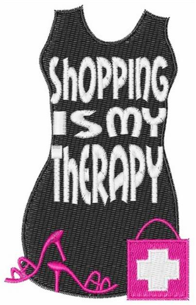 Picture of Shopping My Therapy Machine Embroidery Design