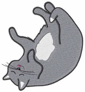 Picture of Sleepy Cat Machine Embroidery Design