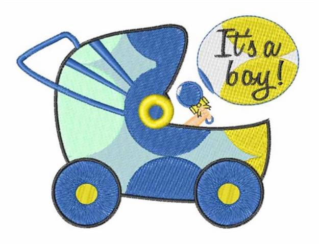 Picture of Its A Boy Machine Embroidery Design