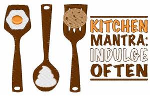 Picture of Kitchen Mantra Machine Embroidery Design