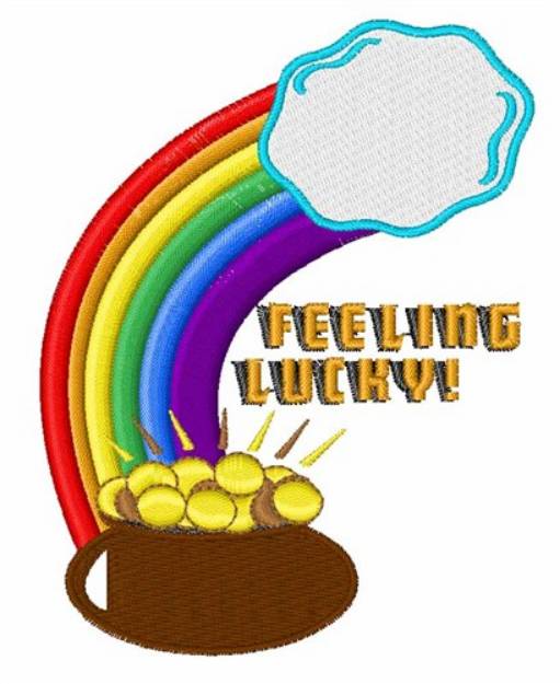 Picture of Feeling Lucky Machine Embroidery Design