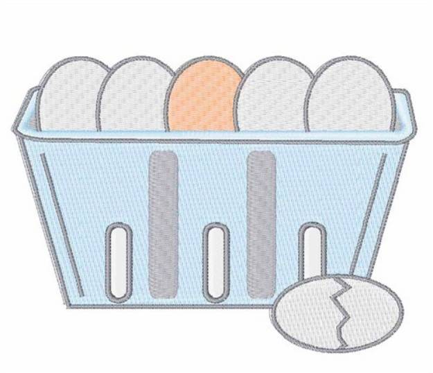 Picture of Egg Basket Machine Embroidery Design