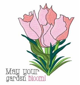 Picture of Garden Bloom Machine Embroidery Design