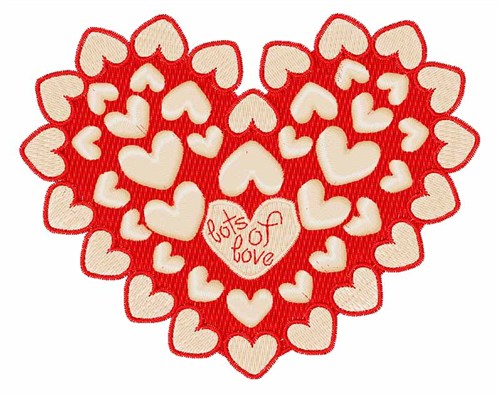 Lots Of Love Machine Embroidery Design