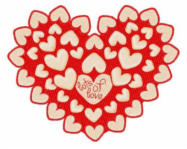 Picture of Lots Of Love Machine Embroidery Design