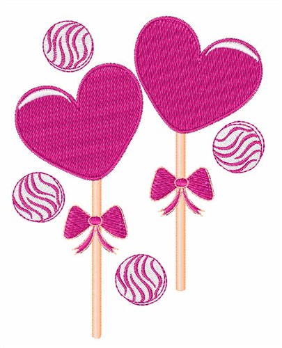 Valentine Candy Machine Embroidery Design