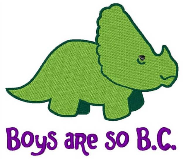 Picture of Boys Are So BC Machine Embroidery Design