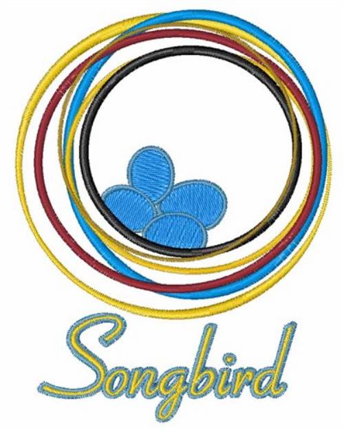 Picture of Songbird Machine Embroidery Design