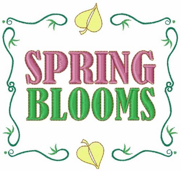 Picture of Spring Blooms Machine Embroidery Design