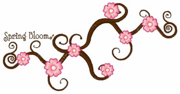 Picture of Spring Blooms Machine Embroidery Design