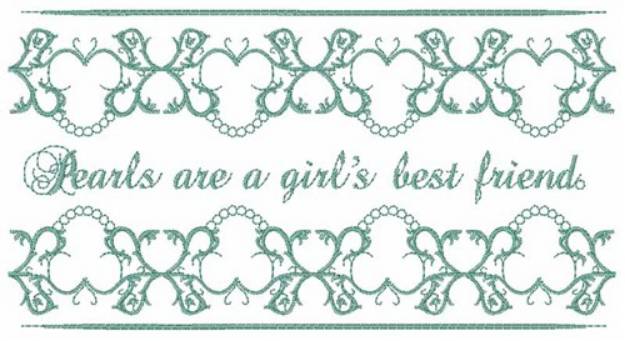 Picture of Girls Best Friend Machine Embroidery Design