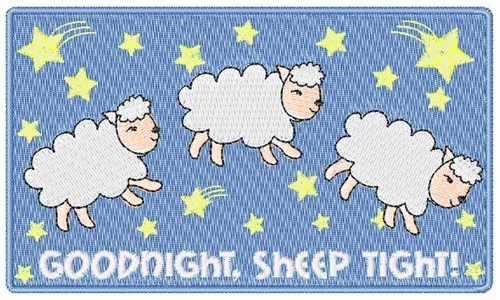 Sheep Tight Machine Embroidery Design