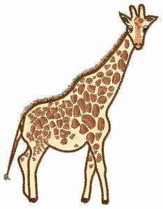 Picture of Giraffe Machine Embroidery Design