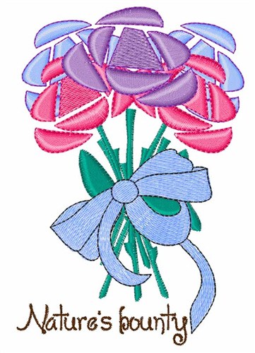 Natures Bounty Machine Embroidery Design