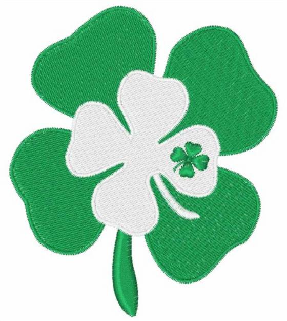 Picture of Three Clovers Machine Embroidery Design