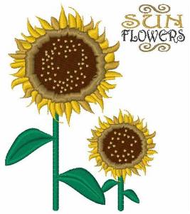 Picture of Sun Flowers Machine Embroidery Design