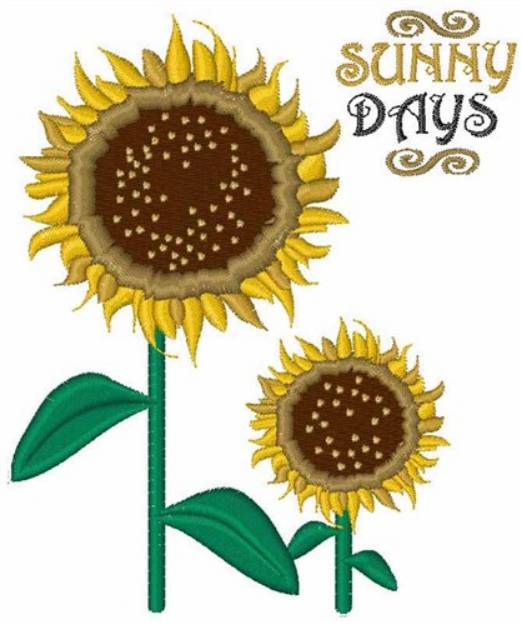 Picture of Sunny Days Machine Embroidery Design