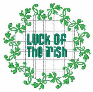 Picture of Irish Luck Clover Machine Embroidery Design