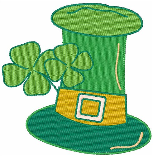 St. Pats Hat Machine Embroidery Design