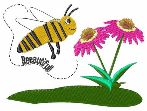 Picture of Busy Bee Beeautiful Machine Embroidery Design