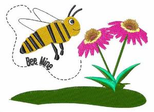 Picture of Busy Bee Mine Machine Embroidery Design