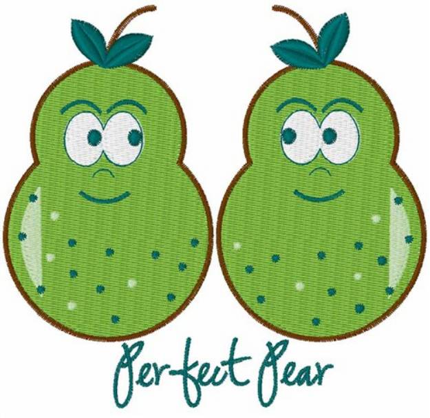 Picture of Perfect Pear Machine Embroidery Design
