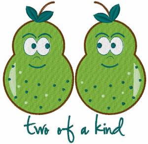 Picture of Pear of a Kind Machine Embroidery Design