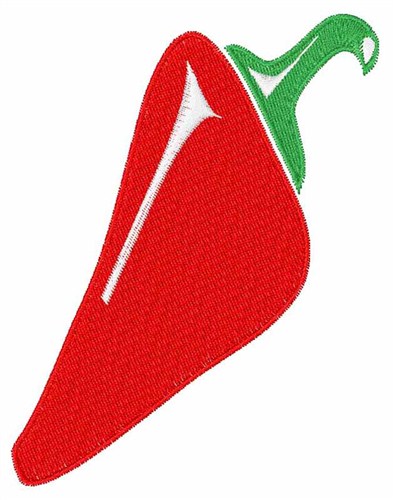 Red Pepper Machine Embroidery Design
