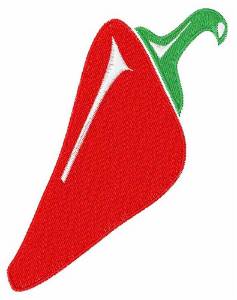 Picture of Red Pepper Machine Embroidery Design