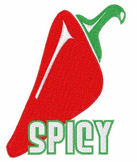 Picture of Spicy Red Pepper Machine Embroidery Design