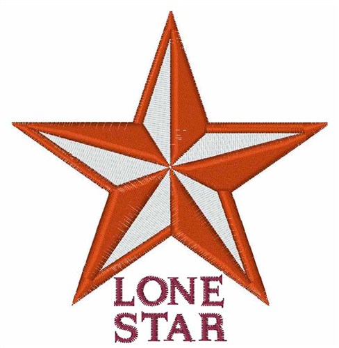 Lone Star Machine Embroidery Design