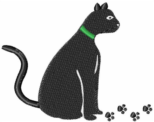 Black Cat Prints Machine Embroidery Design