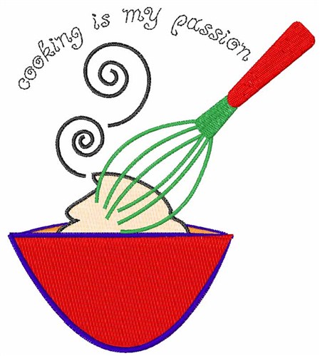 Cooking Passion Machine Embroidery Design