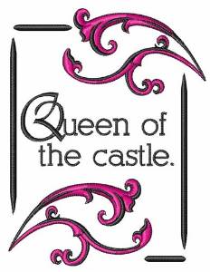Picture of Queen of Castle Machine Embroidery Design