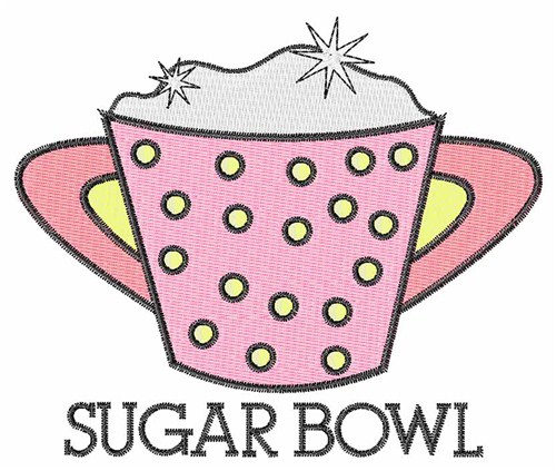 Sugar Bowl Machine Embroidery Design