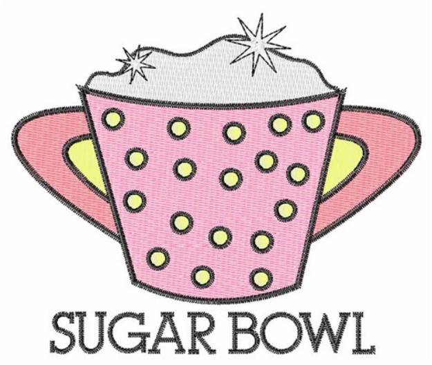 Picture of Sugar Bowl Machine Embroidery Design