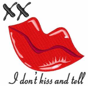 Picture of Kiss and Tell Machine Embroidery Design