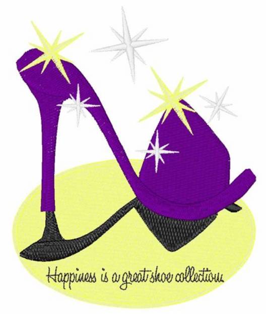 Picture of High Heel Happiness Machine Embroidery Design