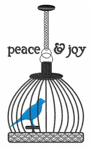 Peace &  Joy Machine Embroidery Design