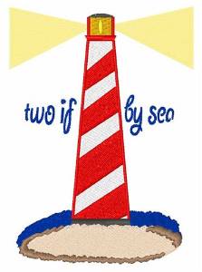 Picture of Two If By Sea Machine Embroidery Design