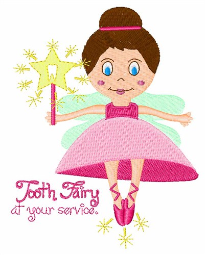 At Your Service Machine Embroidery Design