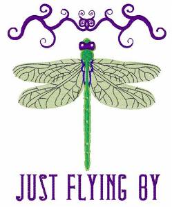 Picture of Just Flying By Machine Embroidery Design