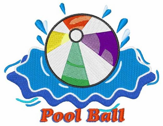 Picture of Pool Ball Machine Embroidery Design