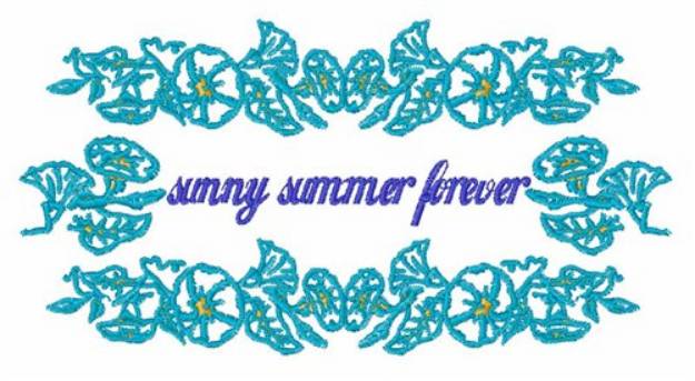 Picture of Summer Forever Machine Embroidery Design