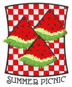Picture of Summer Picnic Machine Embroidery Design
