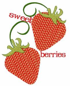Picture of Sweet Berries Machine Embroidery Design