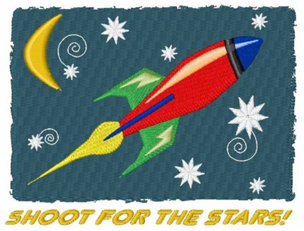 Picture of Shoot For The Stars! Machine Embroidery Design