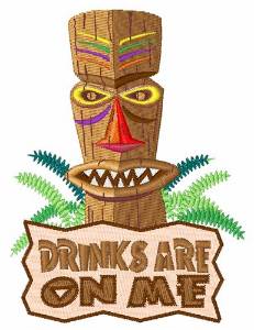 Picture of Drinks On Me Machine Embroidery Design