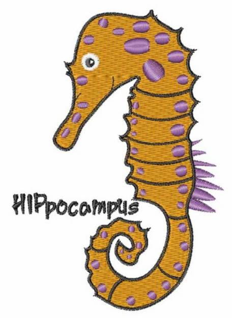 Picture of Hippocampus Machine Embroidery Design